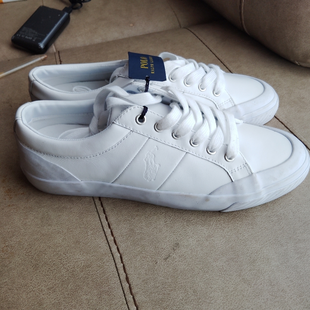 Polo by Ralph Lauren Men's White Sneakers